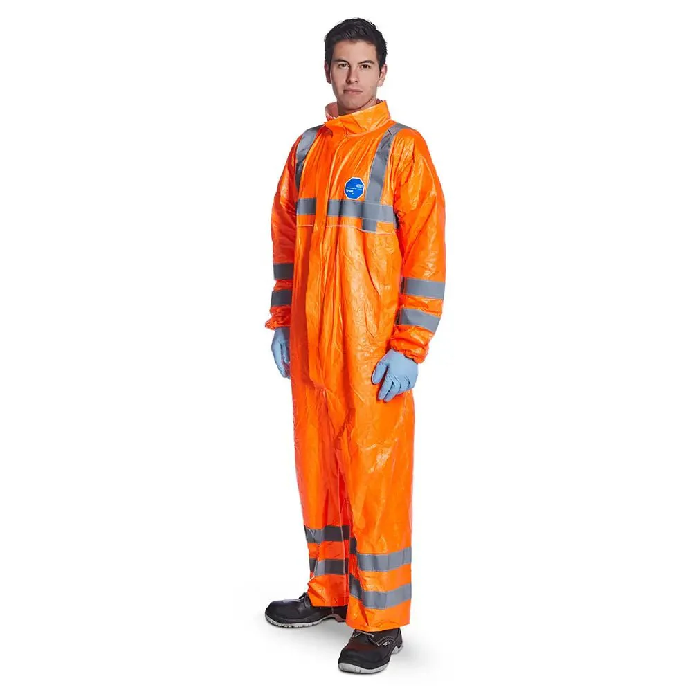 Orange Dupont  Tyvek  500 High Visibility Coveralls - 25 PER ORDER - Poukt