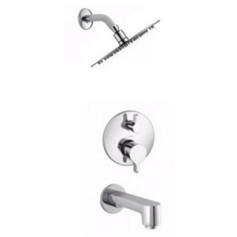 Dakota Sinks DSF-40BTS00 Sophia Pressure Balance Tub and Shower Set with Rough In - Poukt
