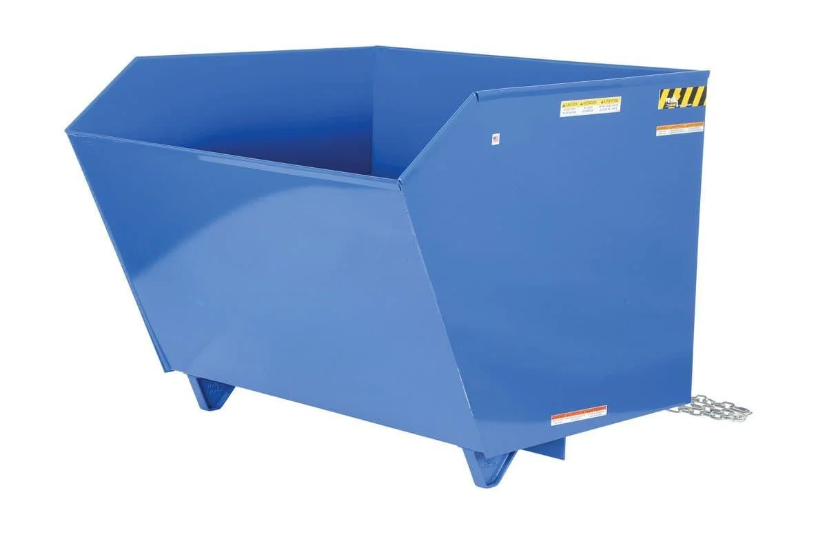 H Style - Low Profile 90 Degrees Self Hopping Dumpster - Poukt