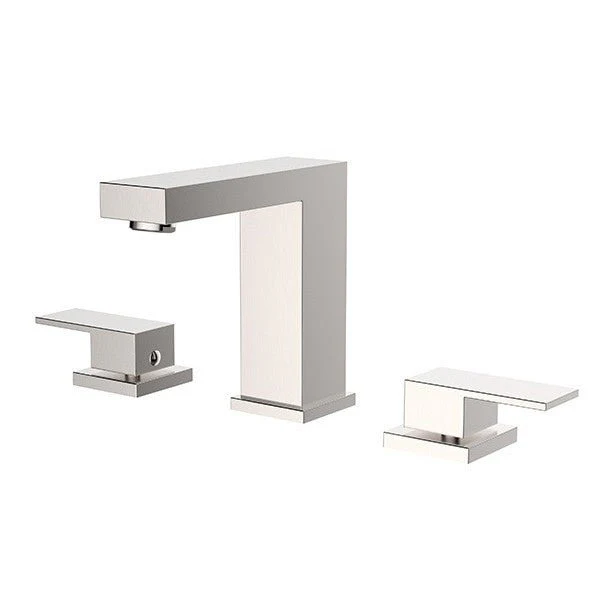 Dakota Sinks DSF-34B8W00 Kennedy 5 3/8 Inch Deck Mount Widespread Bathroom Faucet with Pop-Up Drain - Poukt
