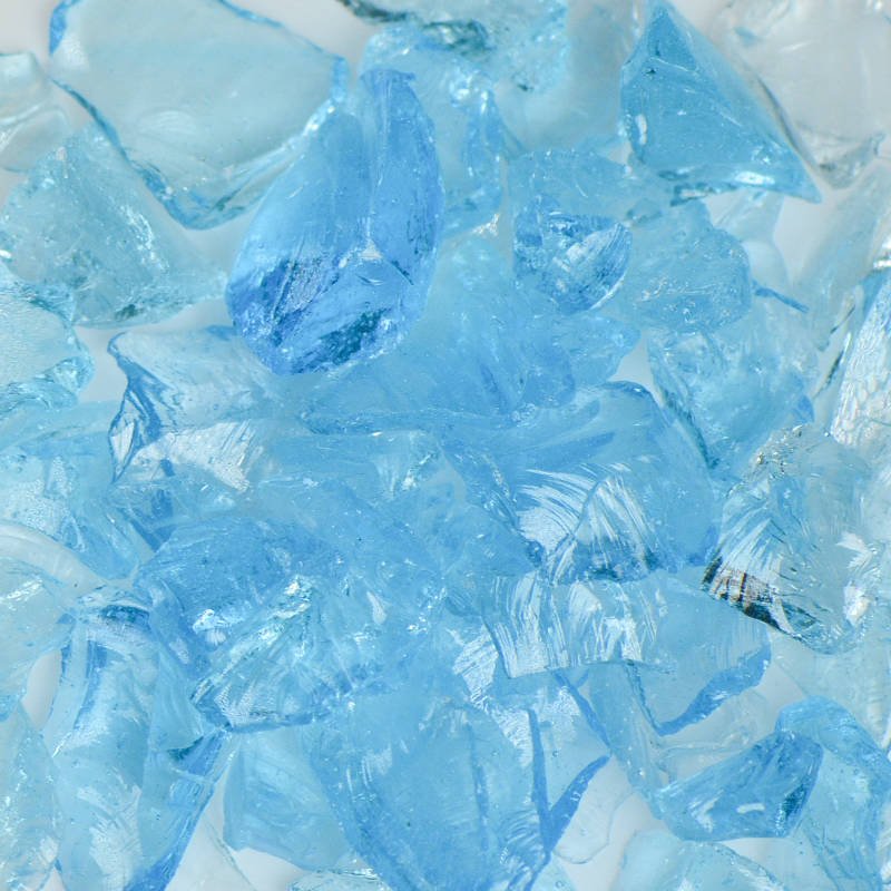 Crystal Turquoise Fire Glass - Poukt