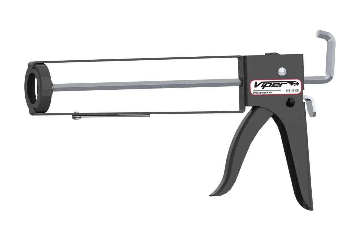 1/10 Gallon Viper Line Manual Skeleton Cartridge Gun w/ Hex Rod (30 Count) - Poukt