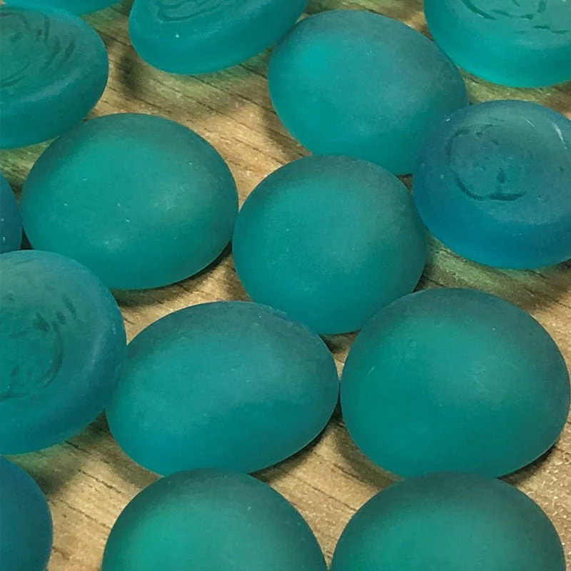Teal Frosted Glass - Poukt