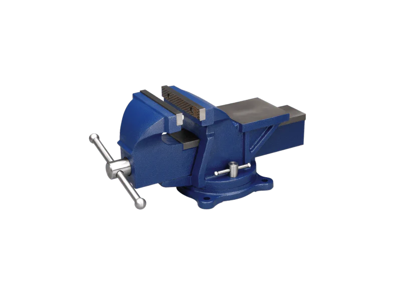 General Purpose 6   Jaw Bench Vise with Swivel Base - Poukt