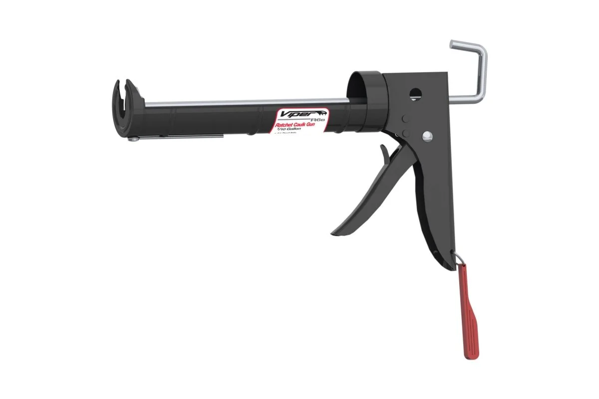 1/10th Gallon Viper Line Manual Ratchet Cartridge Gun w/ 6:1 Drive (24 Count) - Poukt