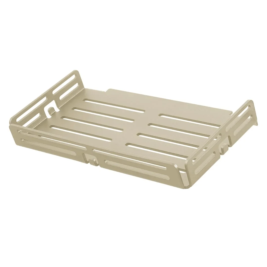 TI-SHELF Rectengular Wall Shelf (Line) with Lip - Poukt