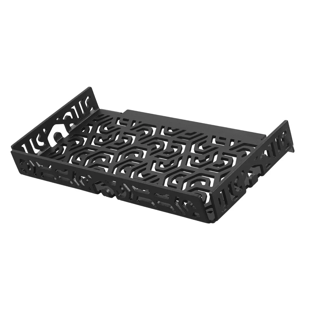 TI-SHELF Rectengular Wall Shelf (Penta) with Lip - Poukt