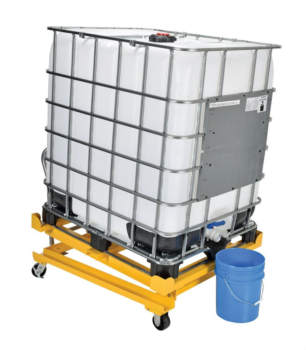 IBC Tilt Stands w/ Fork Pockets & IBC Tilting Cart - Poukt