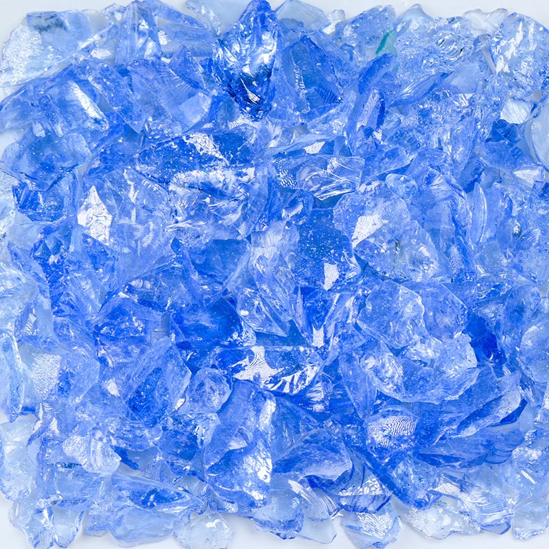 Light Blue Terrazzo Glass - Poukt