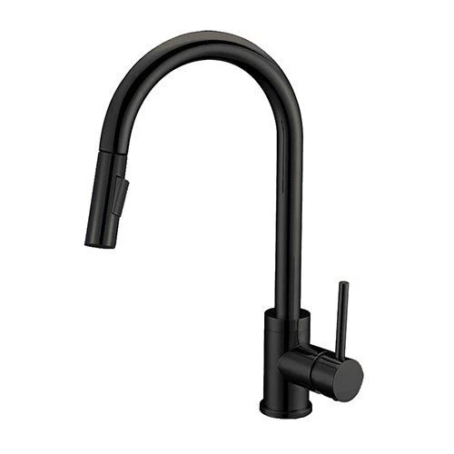 Signature 16 7/8 Inch Single Hole Pull-Down Kitchen Faucet - Poukt