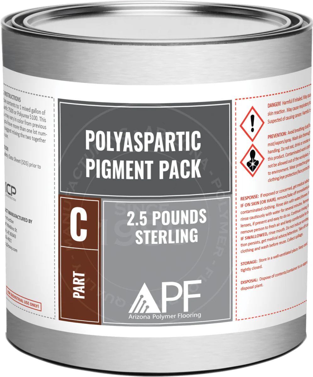 Polyaspartic Pigment Packs For 1 Gallon Kits - Poukt