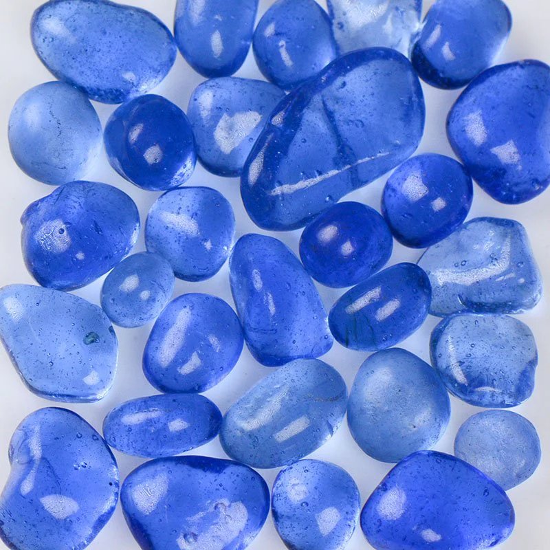 Azure Mist Jelly Bean Glass - Poukt