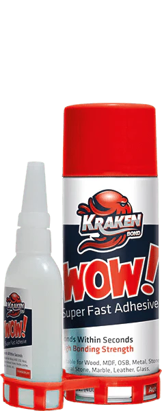 WOW! Super Fast Adhesive CA Glue (3.50 oz.) - Case of 12 - Poukt