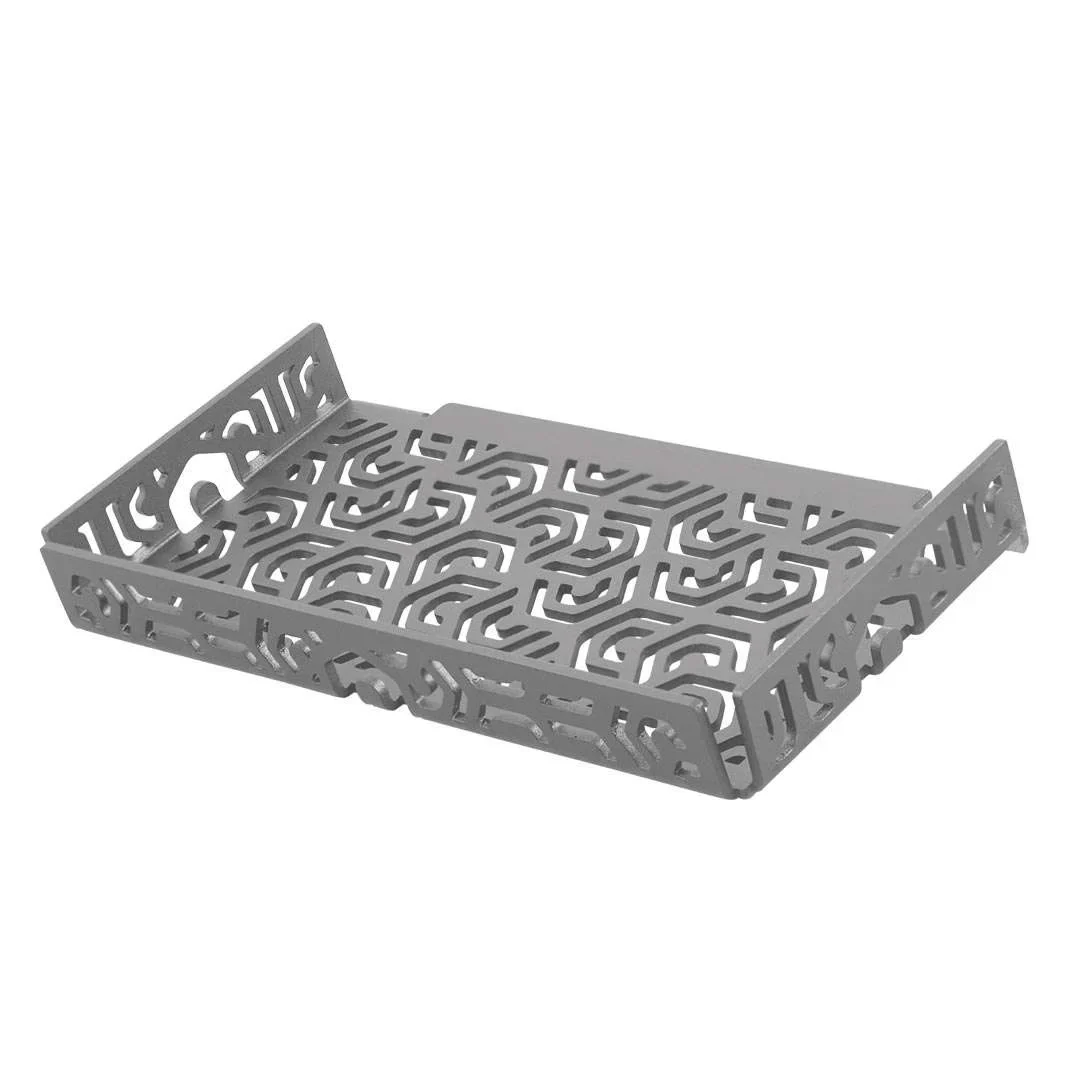 TI-SHELF Rectengular Wall Shelf (Penta) with Lip - Poukt