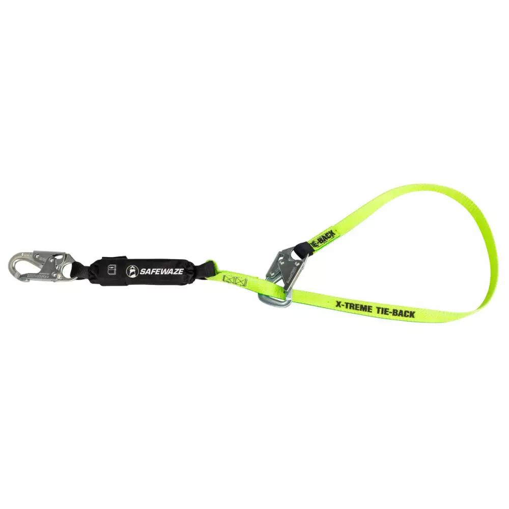 PRO 6   Tie-Back Energy Absorbing Lanyard - Poukt