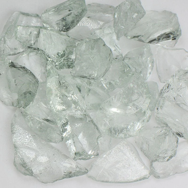 Crystal Clear Fire Glass - Poukt