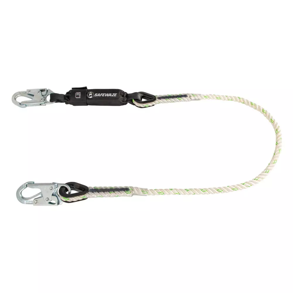 PRO 6   Rope Energy Absorbing Lanyard: Snap Hook - Poukt