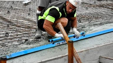 Ox Pro Concrete Screed/Darby With Vial - Poukt