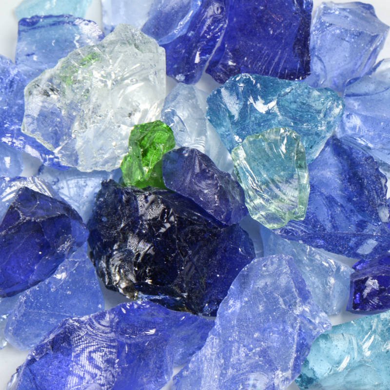 River Mix Landscape Glass - Poukt