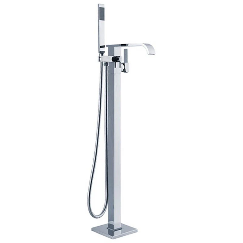 Dakota Sinks DSF-00BTF03CR Signature 41 Inch Floor Mounted Bathtub Filler - Poukt