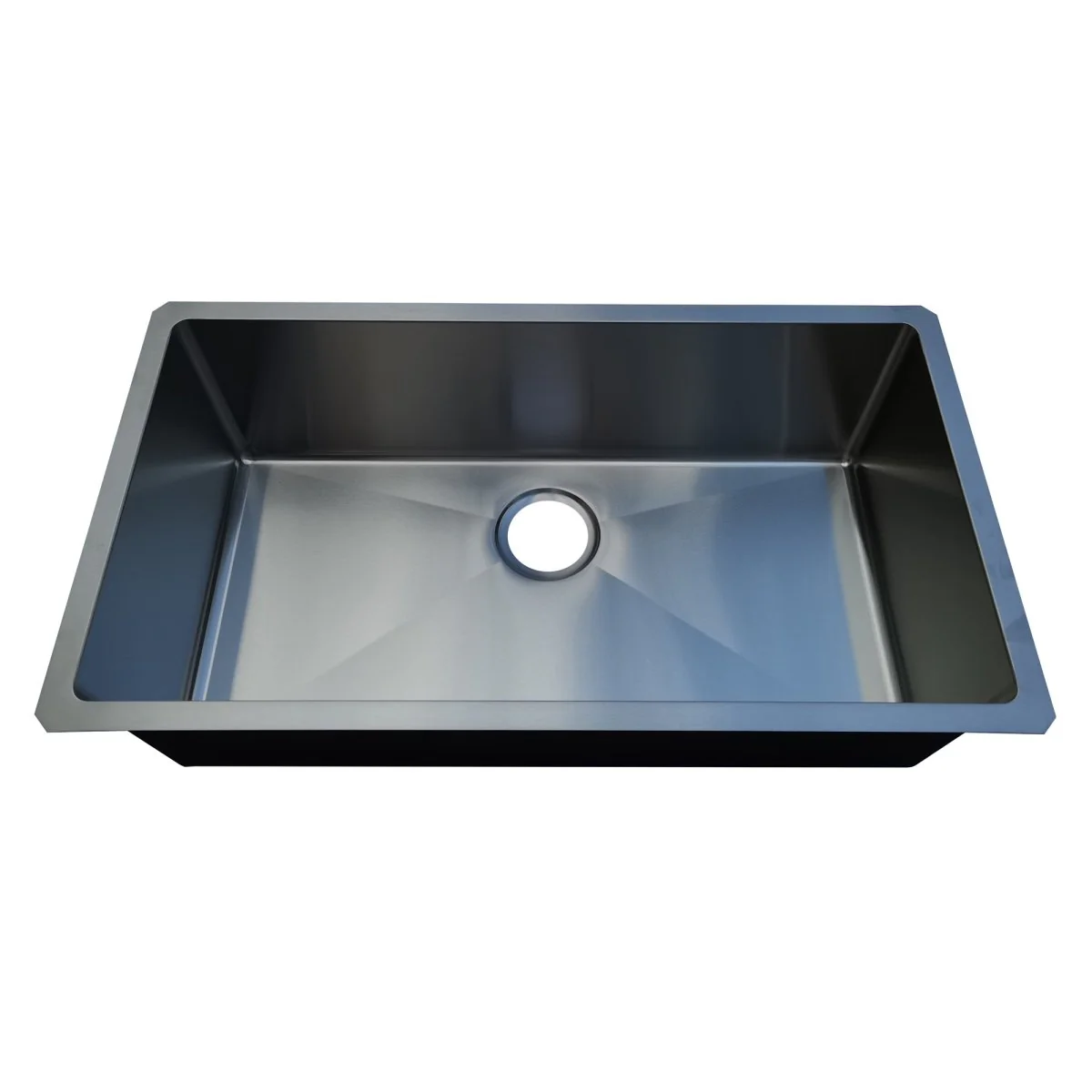 18g Micro Radius 32  18 Single Bowl Undermount Stainless Steel Kitchen Sink - Poukt