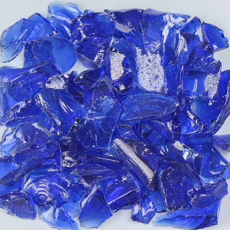 Dark Blue Fire Glass - Poukt
