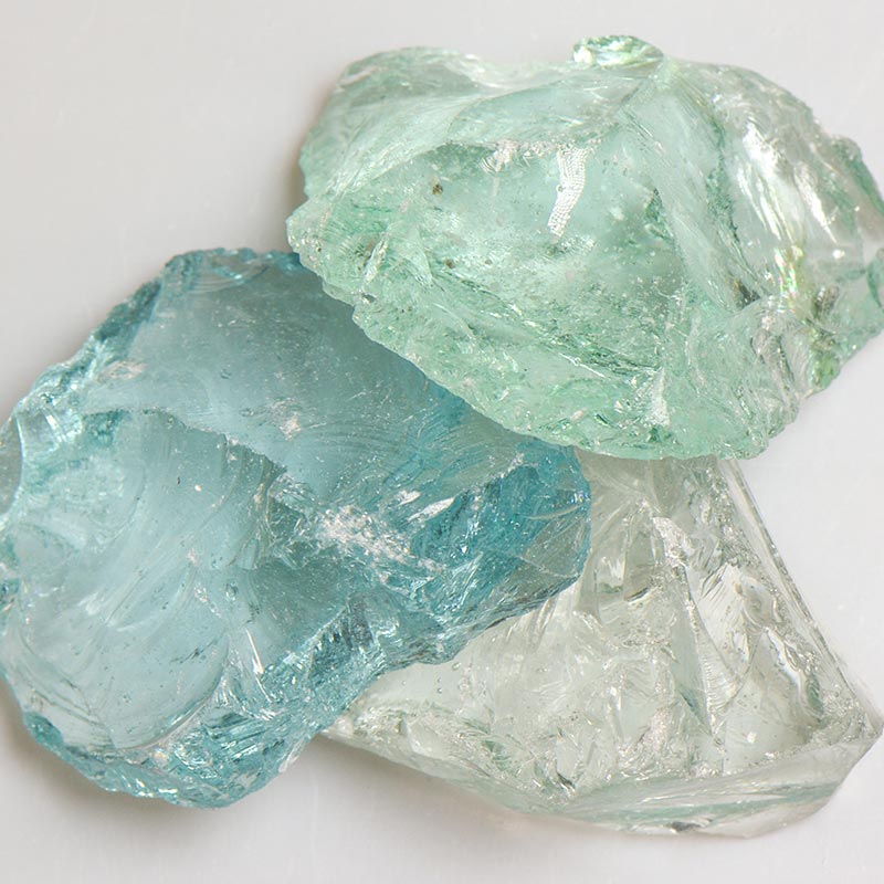 Caribbean Mix Landscape Glass - Poukt