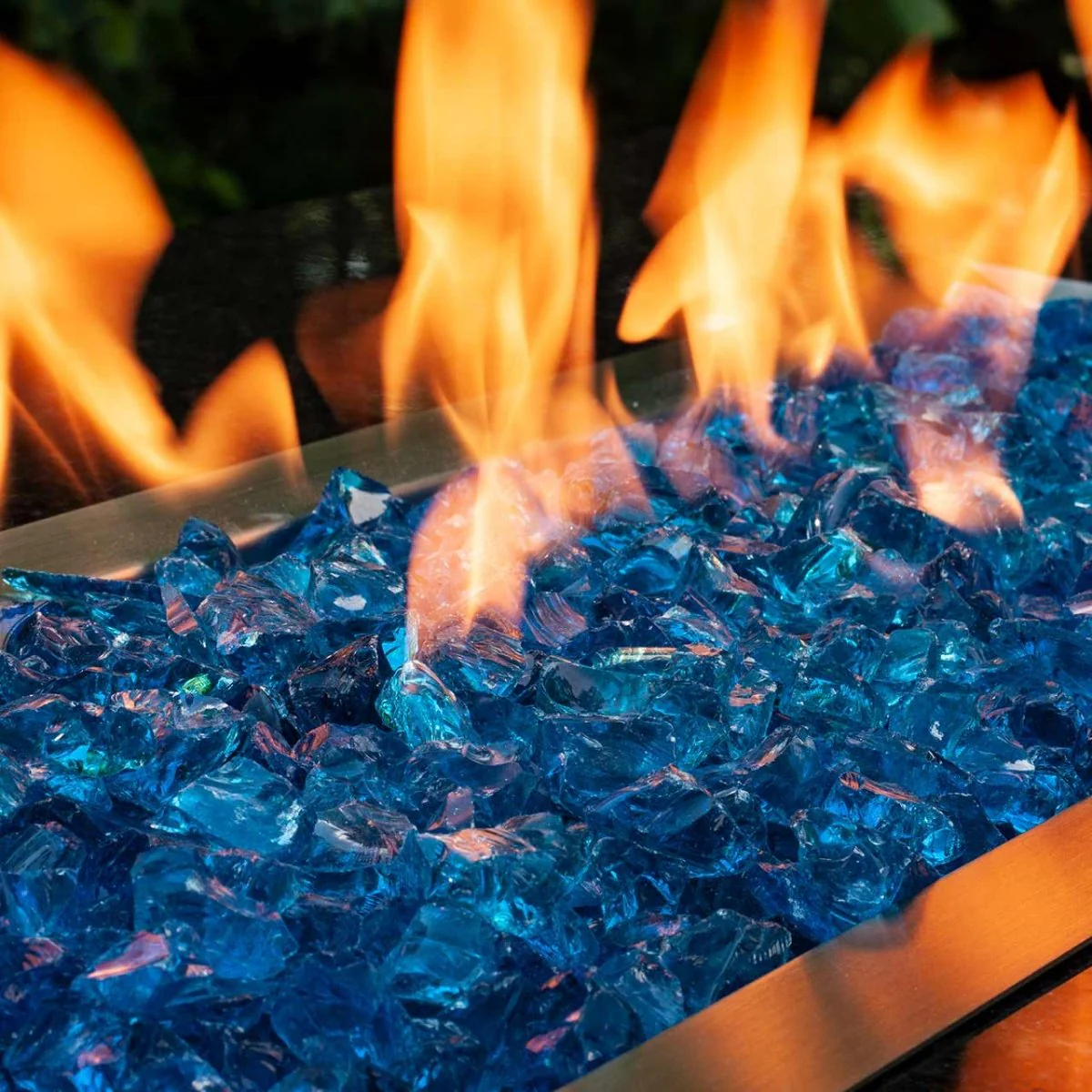 Crystal Clear Fire Glass - Poukt