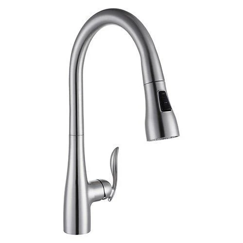 Dakota Sinks Signature 16 1/2 Inch Single Hole Pull-Down Pre-Rinse Kitchen Faucet - Poukt