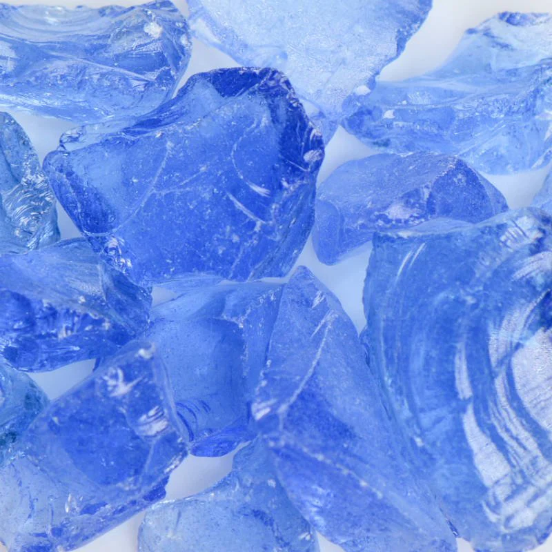 Crystal Blue Landscape Glass - Poukt