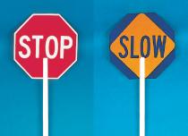 ABS Stop/Slow Paddle - Poukt