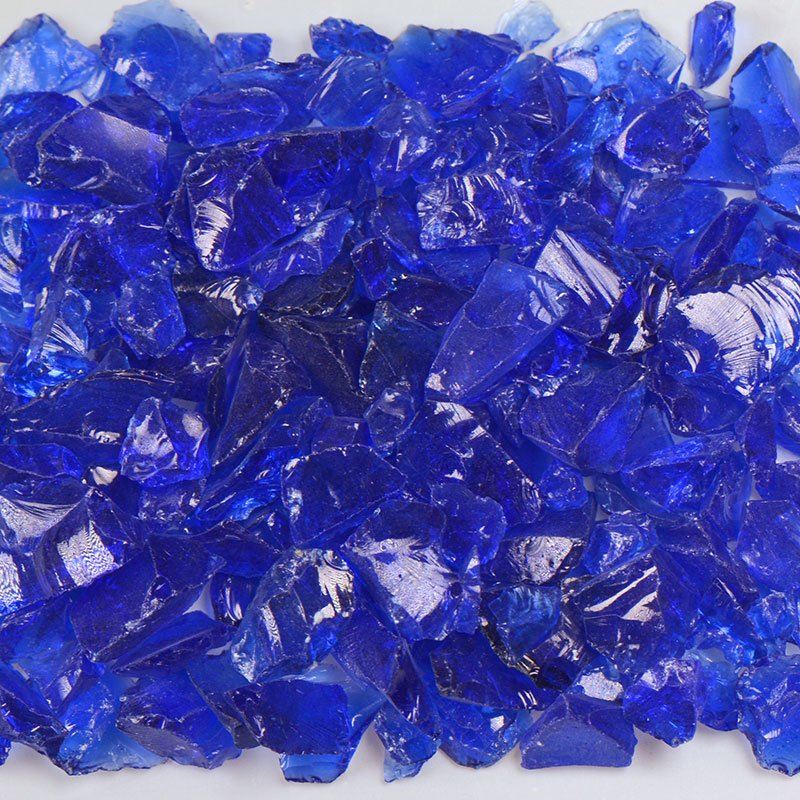 Dark Blue Terrazzo Glass - Poukt