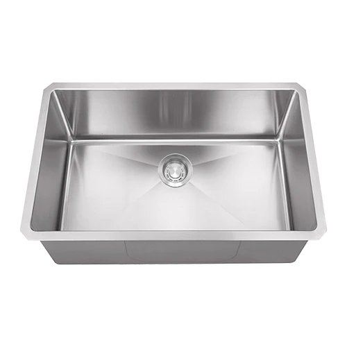 18g Micro Radius 30  18 Single Bowl Undermount Stainless Steel Kitchen Sink - Poukt