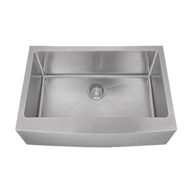 Dakota Sinks DSM-A3020 Signature M-Series 30 x 10 Inch Micro Radius Single Bowl Apron Front Kitchen Sink with Bottom Grid - Poukt