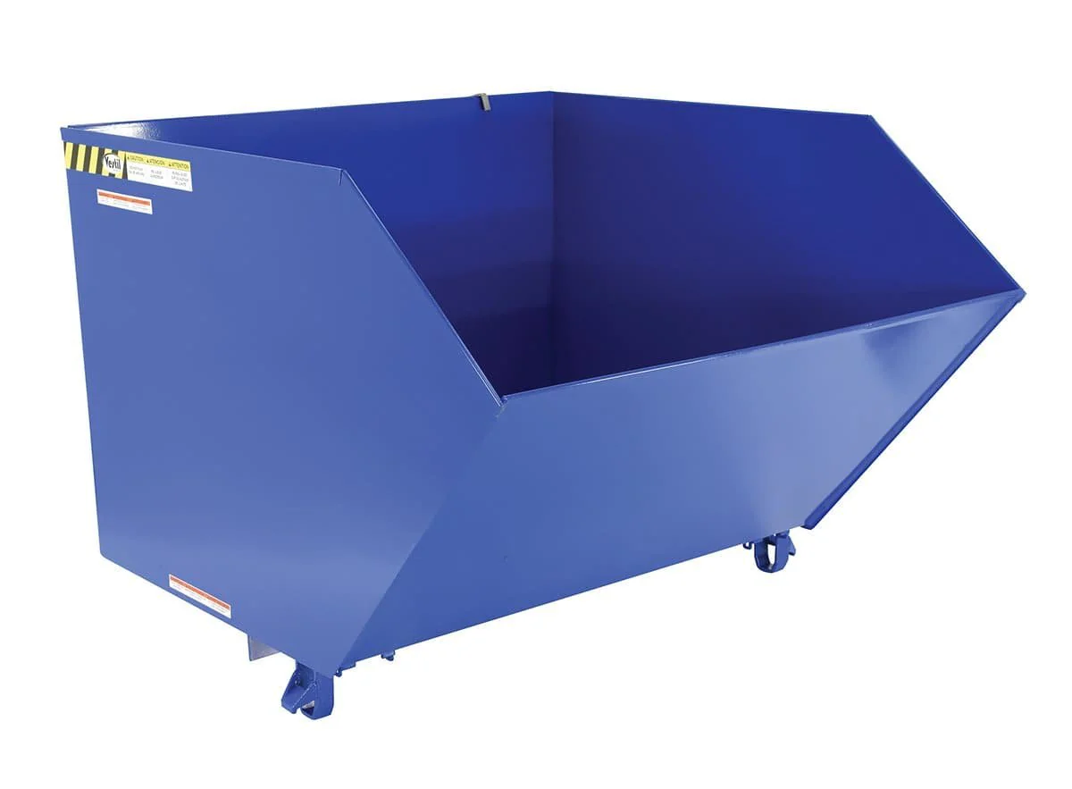 H Style - Low Profile 90 Degrees Self Hopping Dumpster - Poukt