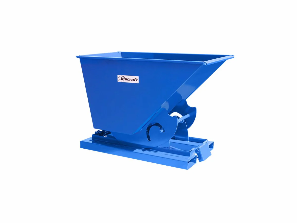 Jescraft Medium Duty Self Dumping Fork Lift Hopper - Poukt