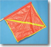 Reflective Hwy Safety Flag (10 Count) - Poukt