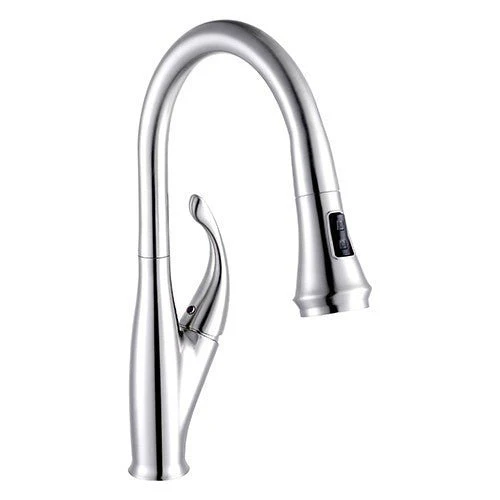 Dakota Sinks Signature 16 1/2 Inch Single Hole Pull-Down Kitchen Faucet - Poukt