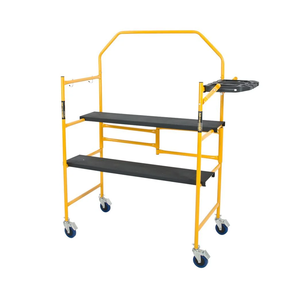 Jobsite Series 4' Safety Rail & Tool Shelf - Poukt