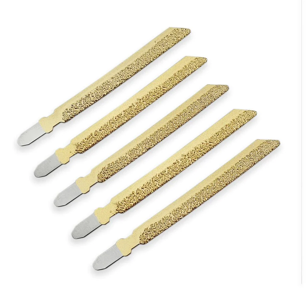 Diamond Jig Saw Blades for Tile Ceramic Brick Granite Marble - 5 Pack - Poukt