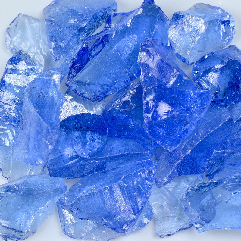 Light Blue Terrazzo Glass - Poukt