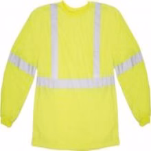 ANSI Class 3 Long Sleeve Lime Tee Shirt (12 Count) - Poukt