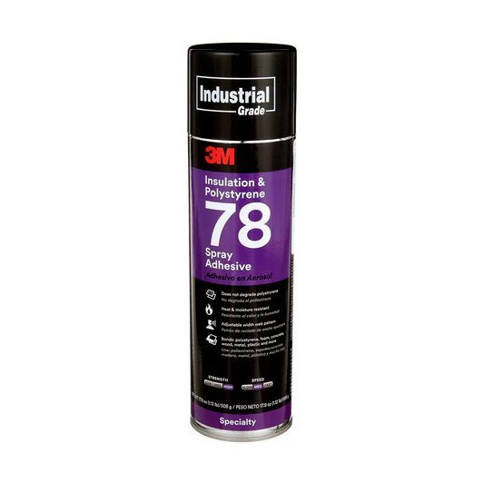 3M Polystyrene Foam Insulation Spray Adhesive 78 (12 Count) - Poukt
