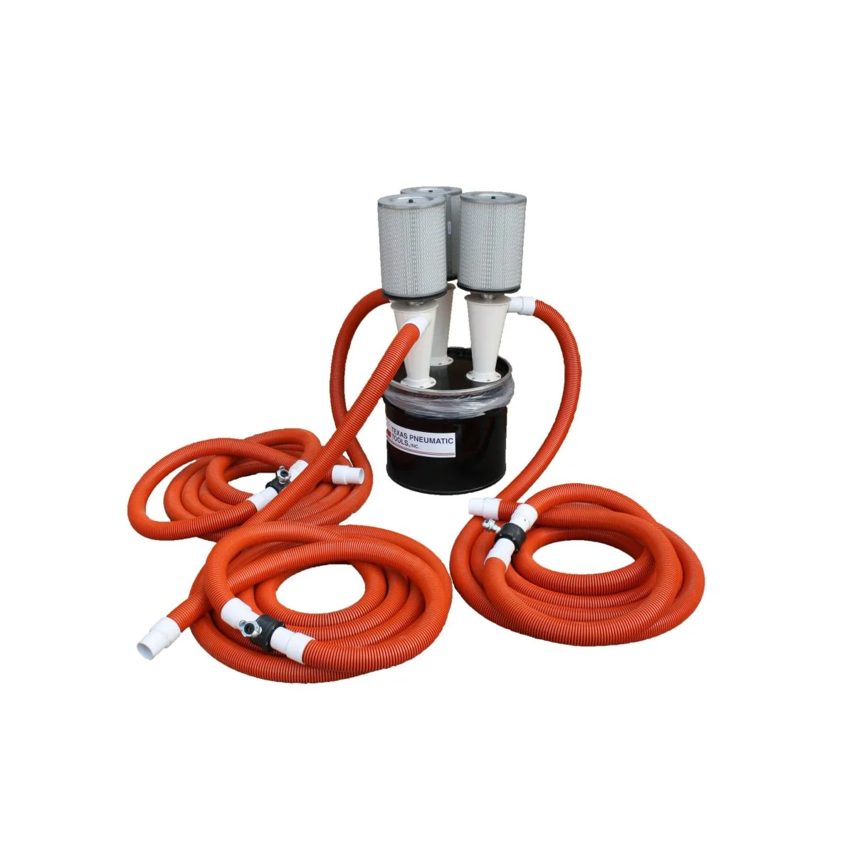 TX-DCS-MU3 - 3 Way, Multi-User, Portable Dust Collection System - Poukt
