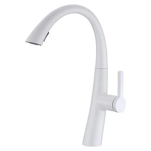 16 Inch Single Hole Pull-Down Pre-Rinse Kitchen Faucet - Poukt