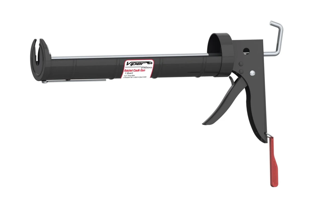 1 Quart Viper Line Manual Ratchet Cartridge Gun w/ 6:1 Drive (24 Count) - Poukt
