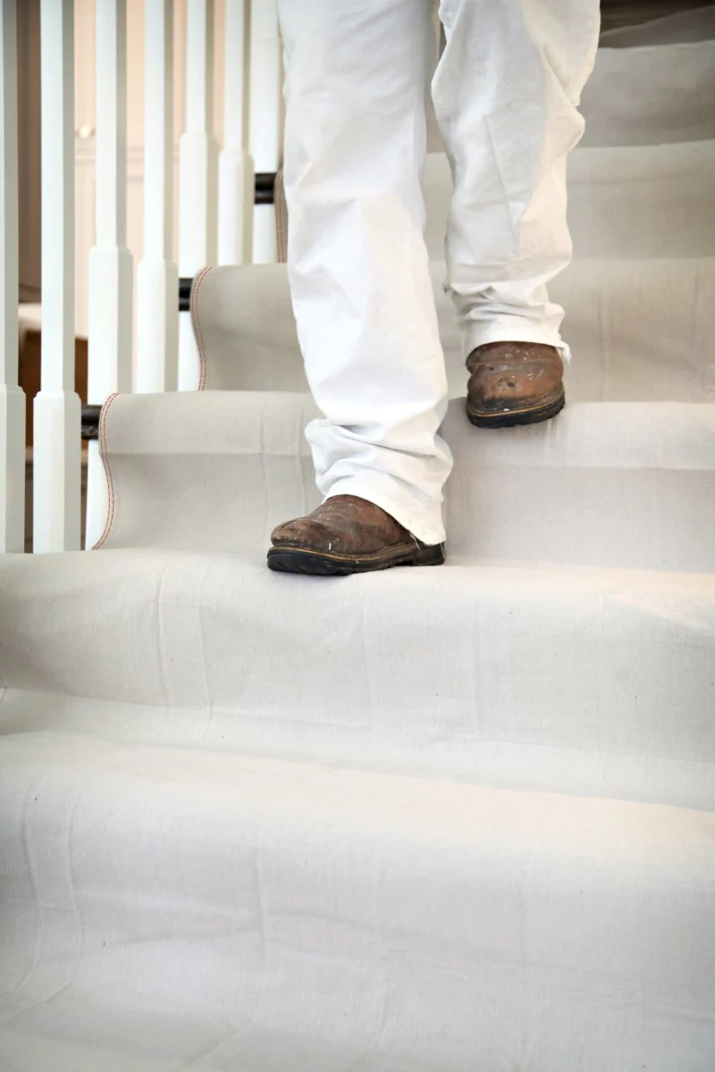Stay Put  Plus Slip Resistant Canvas Dropcloth - Poukt