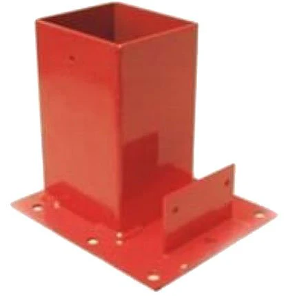 Steel Guardrail Base - Box of 4 - Poukt