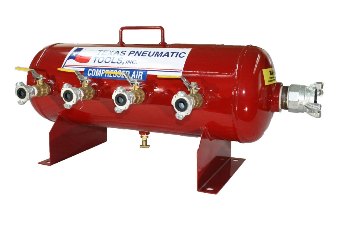 TX-2AMF - Air Manifold (15 Gal, ASME Tank) - Poukt