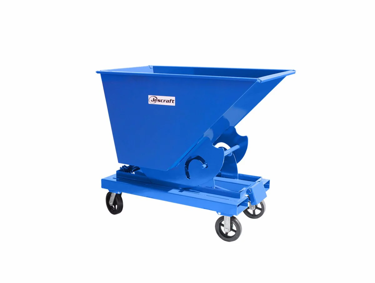 Jescraft Medium Duty Self Dumping Fork Lift Hopper - Poukt